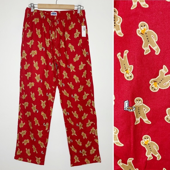 Gingerbread Man Pajama Pants Flash 